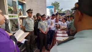 rostros de policías y soldados asesinados en 2025