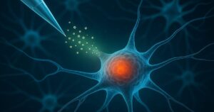 una micropipeta que libera iones con precisión extrema para activar neuronas