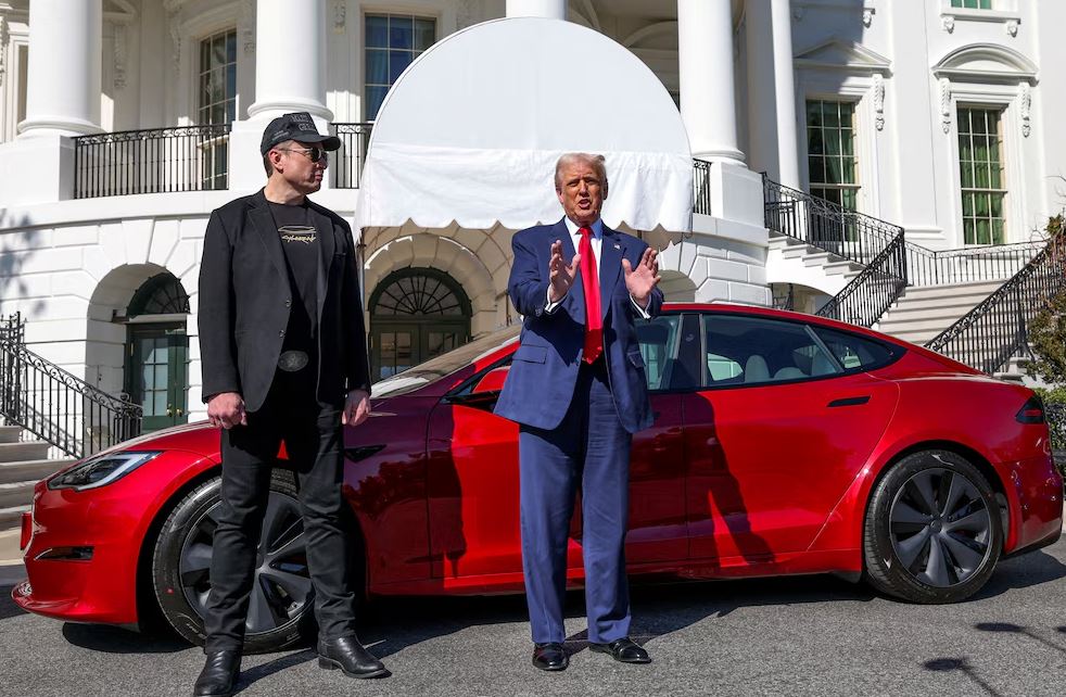 Acciones de Tesla sufrieron fuerte caída tras enfrentamiento entre Elon Musk y Donald Trump