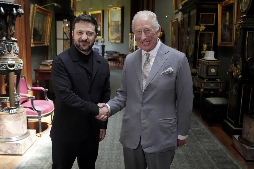 Alfombra roja para Zelenski en su última visita a Londres