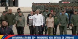 Ausencia de Maduro marcó la conmemoración por el aniversario de la Batalla de Carabobo