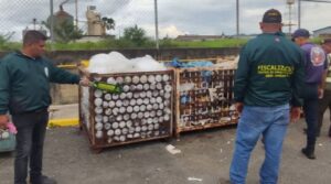 Autoridades confiscan más de 9 mil kilos de sustancias tóxicas