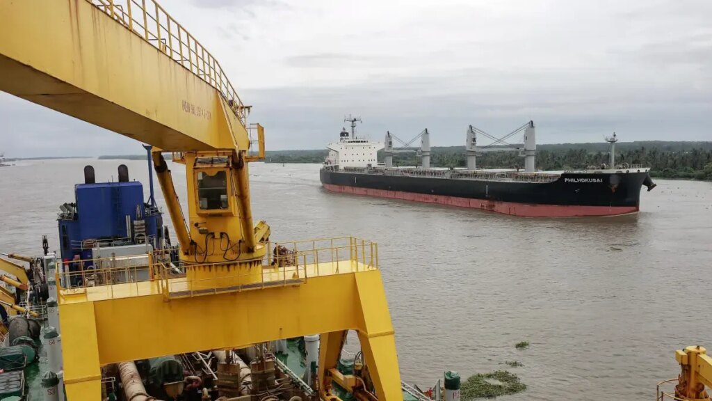 Barranquilla mantiene calado histórico de 10,4 metros en el canal de acceso a la zona portuaria