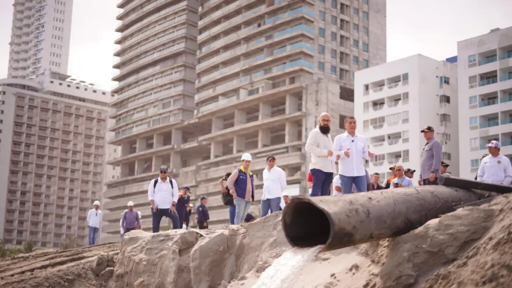 Cartagena está a un año de la culminación de su megaproyecto de protección costera, según la UNGRD