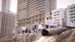 Cartagena está a un año de la culminación de su megaproyecto de protección costera, según la UNGRD