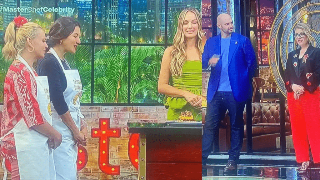 Caterin Escobar y Carolina Sabino sorprendieron con un chunchullo en el reto de caja misteriosa