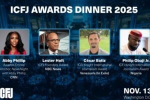 César Batiz, director de El Pitazo, gana premio Knight Award 2025