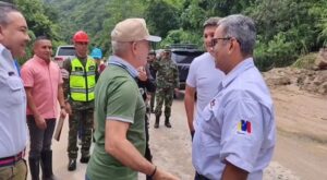 Comisión de Alto Gobierno evalúa daños por lluvias en Táchira