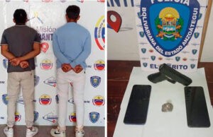 Con armas y drogas lograron detener a varios sujetos en Anzoátegui
