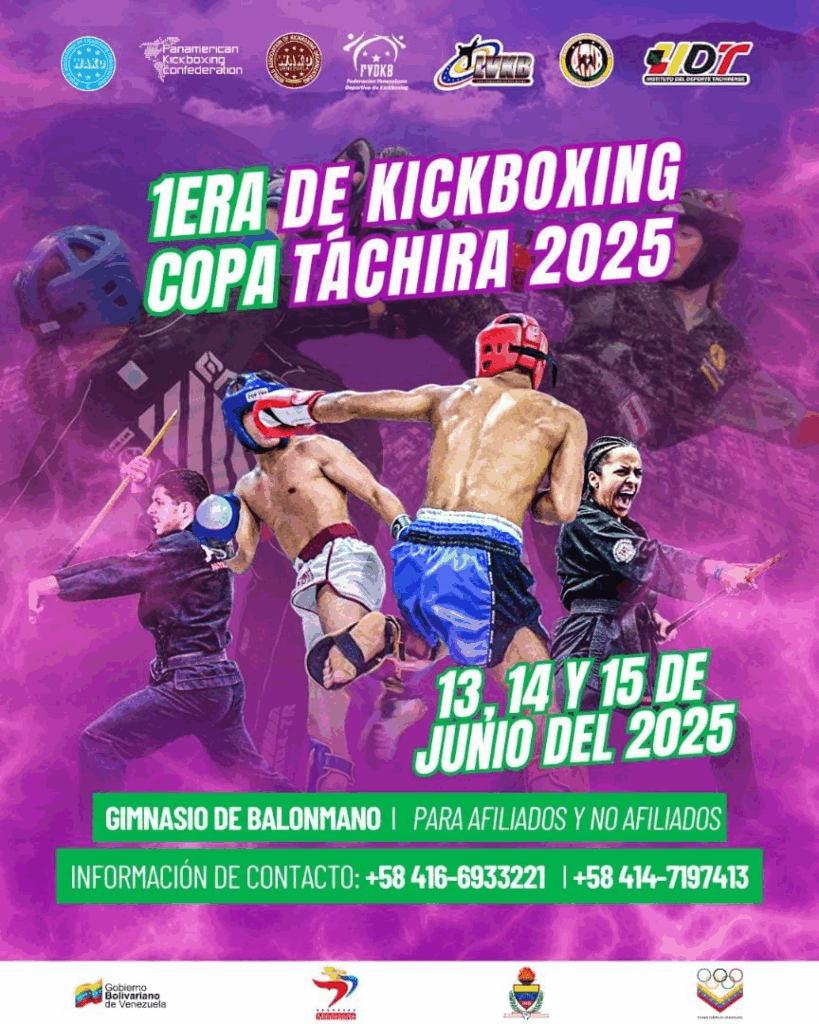 Copa Nacional de Kickboxing reunirá más de 100 atletas en Táchira – Diario La Nación