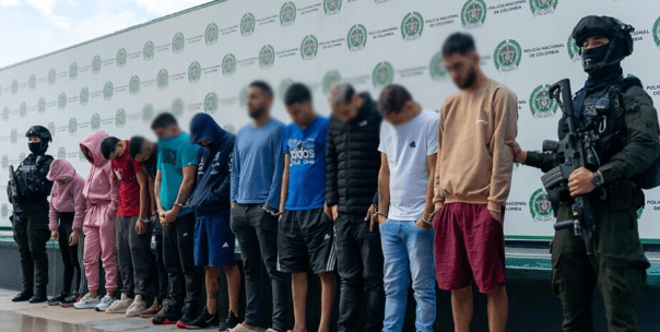Detienen a once miembros del Tren de Aragua en Bogotá