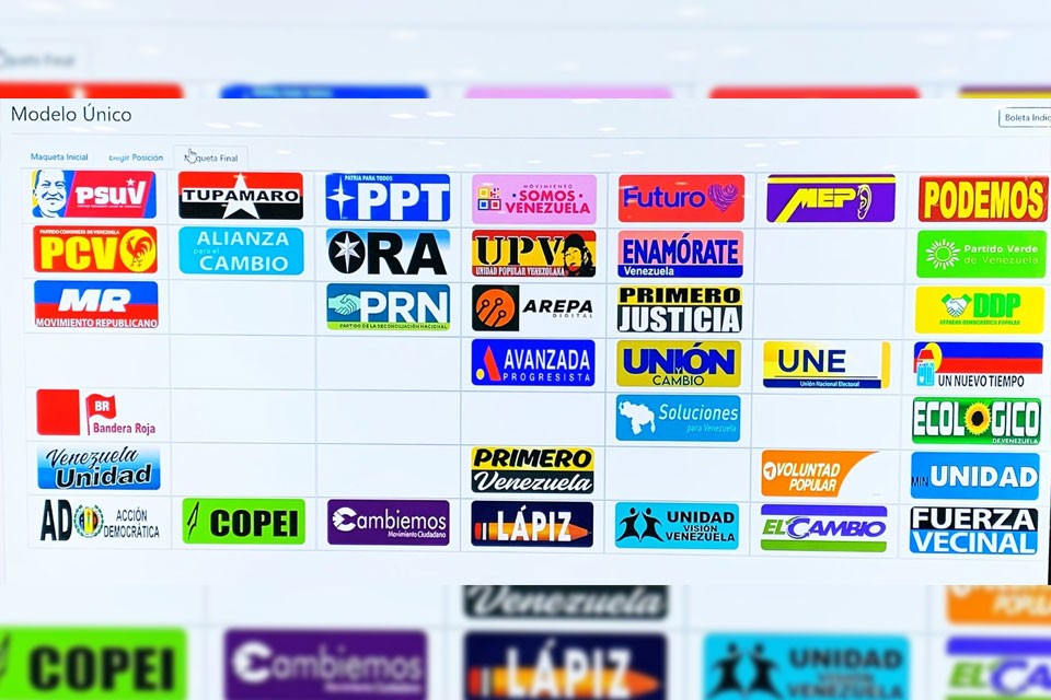 Difunden tarjetón para las elecciones municipales: dos partidos cambian nombre y colores