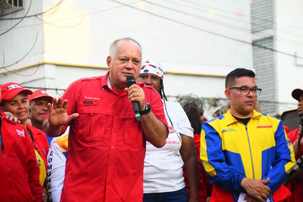 Diosdado Cabello: «El crecimiento de los votos el 25-M (...) fue uno de los golpes más duros que se le ha dado al fascismo»