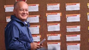 Diosdado Cabello inventó que María Corina Machado planeó el atentado a Miguel Uribe