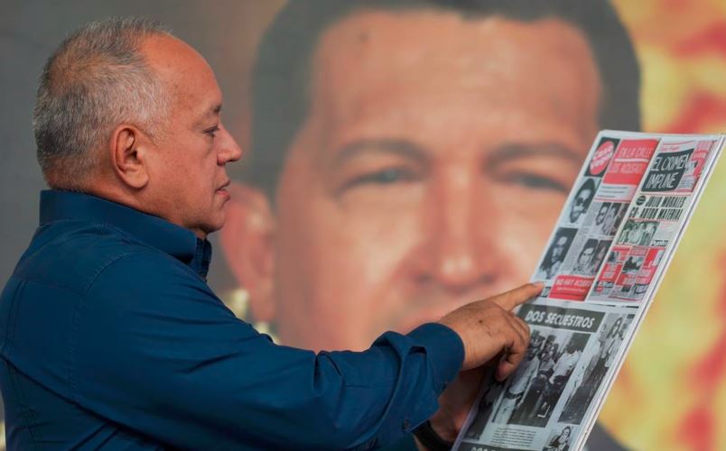 Diosdado Cabello sigue con la idea de que la oposición planea «atacar» hospitales y embajadas