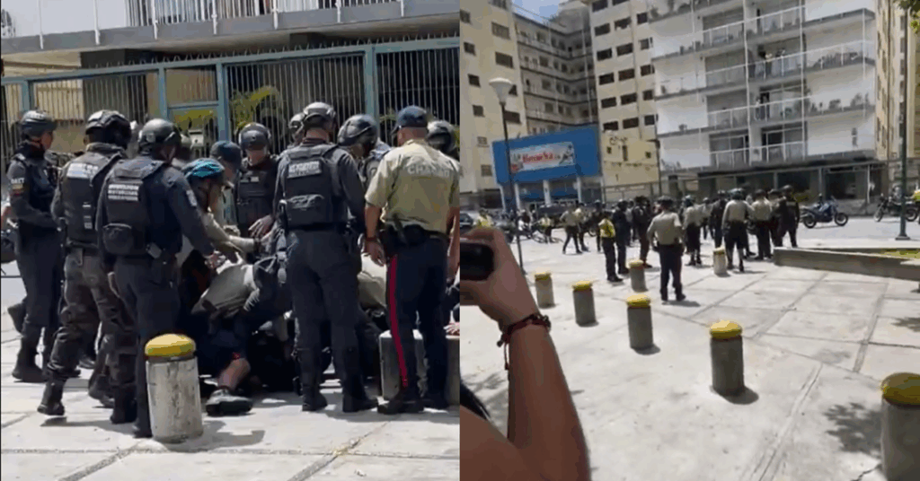 División de extorsión y secuestro de la PNB se enfrenta con la división antiextorsión y secuestro de la PNB