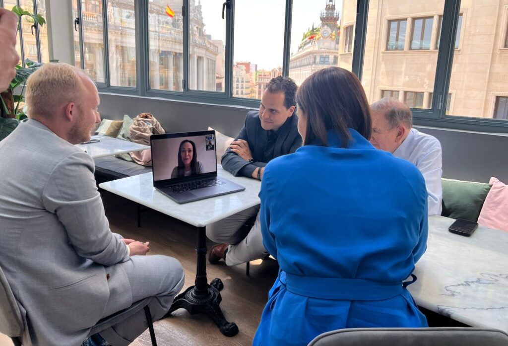 Edmundo González y María Corina Machado conversaron con la presidenta legítima de Bielorrusia