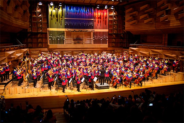 El Sistema de Orquestas presentó tres discos por sus 50 años de historia