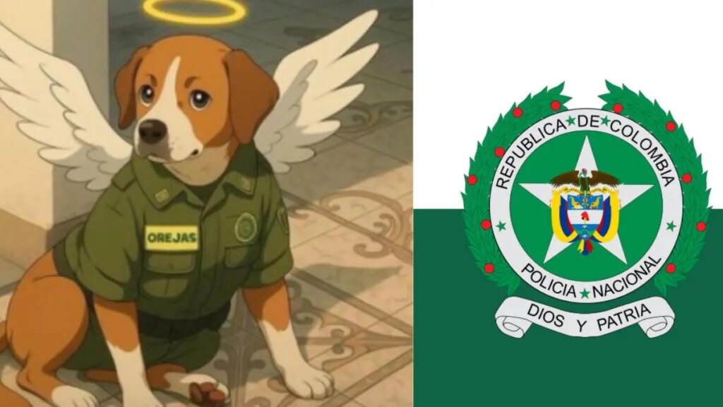 Él era 'Orejas', el perrito que murió durante hostigamiento en estación de policía en Antioquia