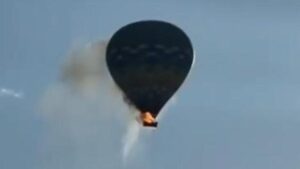 Accidente de un globo en Brasil