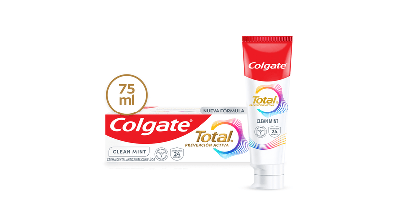 Emiten alerta contra el consumo de pasta dental Colgate Total Clean Mint