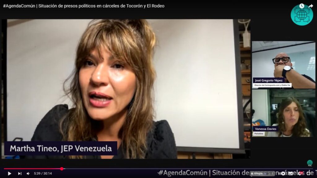 Martha Tineo Presos Políticos
