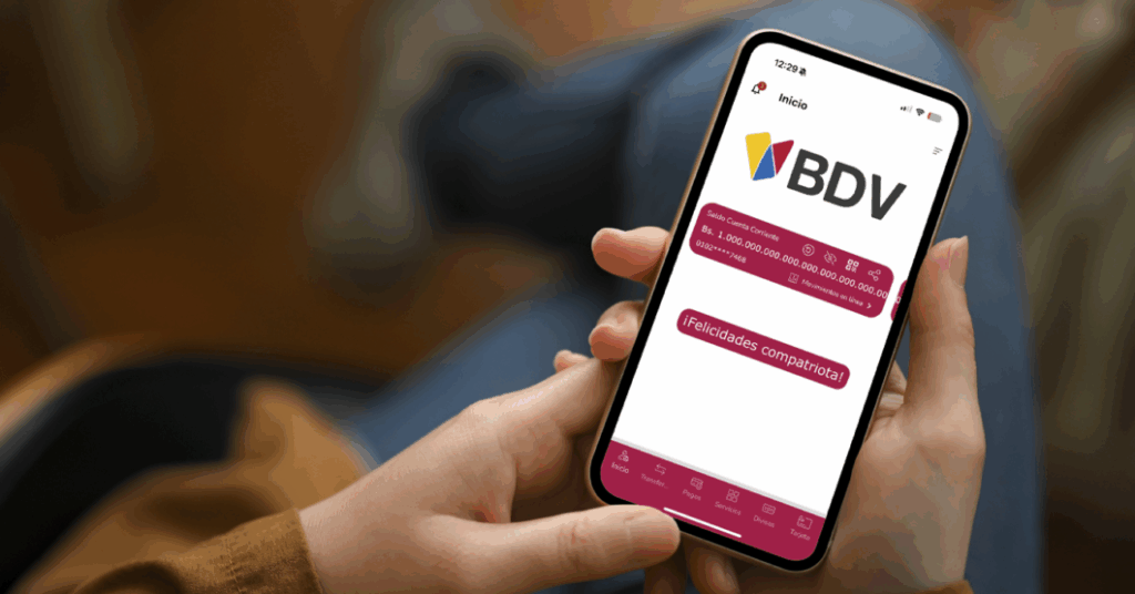 Error del Banco de Venezuela le muestra a usuarios cómo se verían sus cuentas si fueran ministros