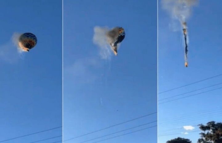 Escalofirante incendio en globo aerostático dejó ocho muertos en Brasil (Hay video con imágenes sensibles)