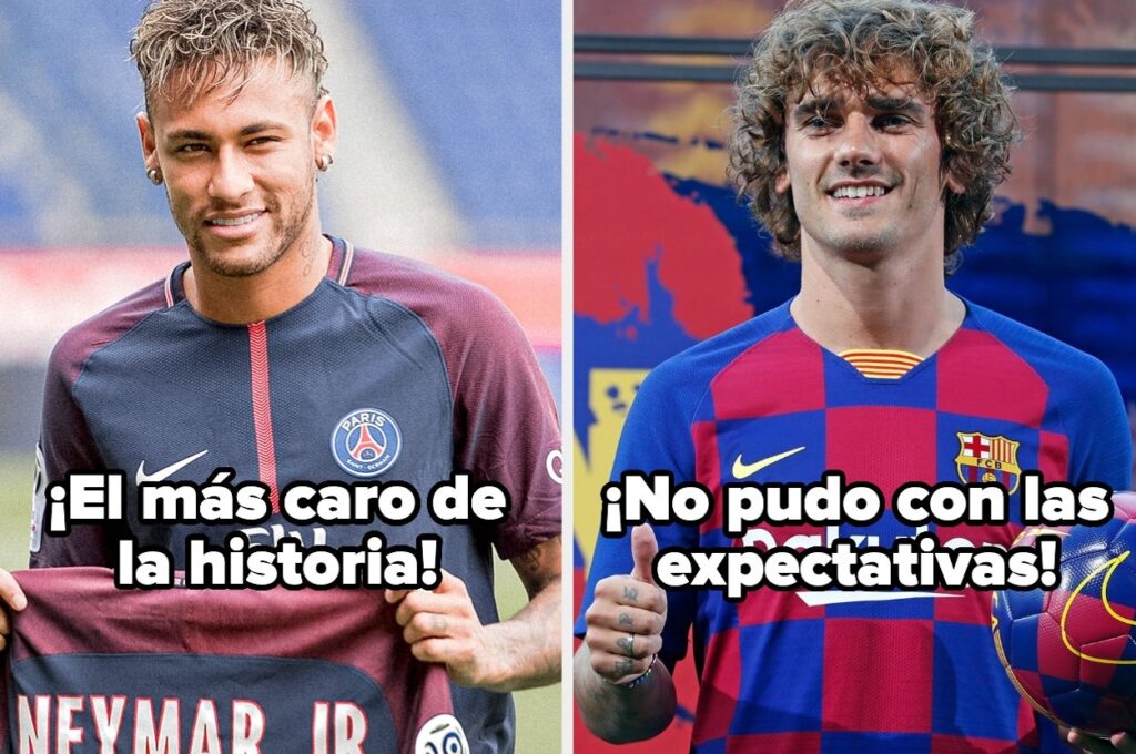 Fichajes más caros del fútbol en la historia