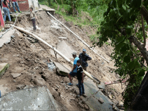 Fuertes lluvias causaron el derrumbe de otras tres viviendas en Táchira