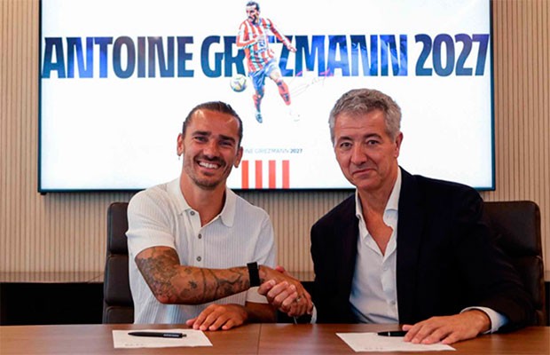 Griezmann renueva con el Atlético hasta 2027