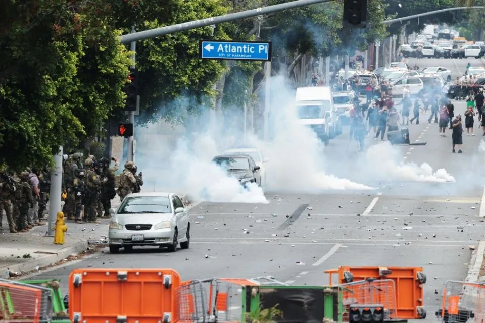 Los Ángeles protestas por redadas migratorias