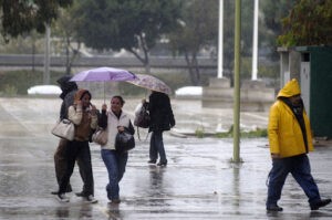 INAMEH pronostica fuertes lluvias en gran parte del país durante las próximas seis horas