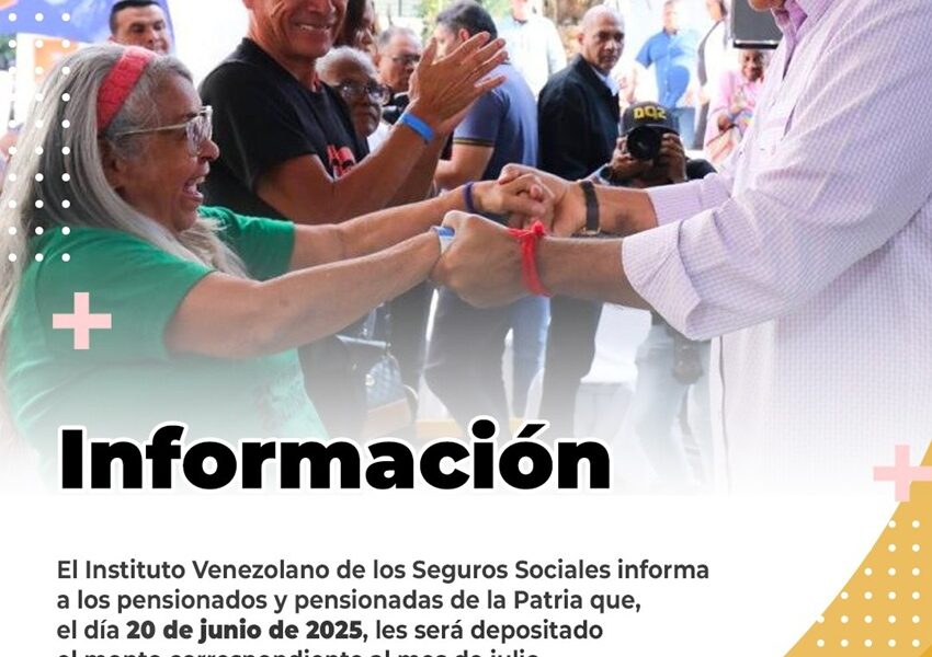 pensión Ivss mes julio - Agencia Carabobeña de Noticias - acn