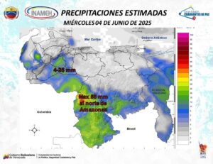 Inameh prevé la llegada de la Onda Tropical número 4 a territorio venezolano