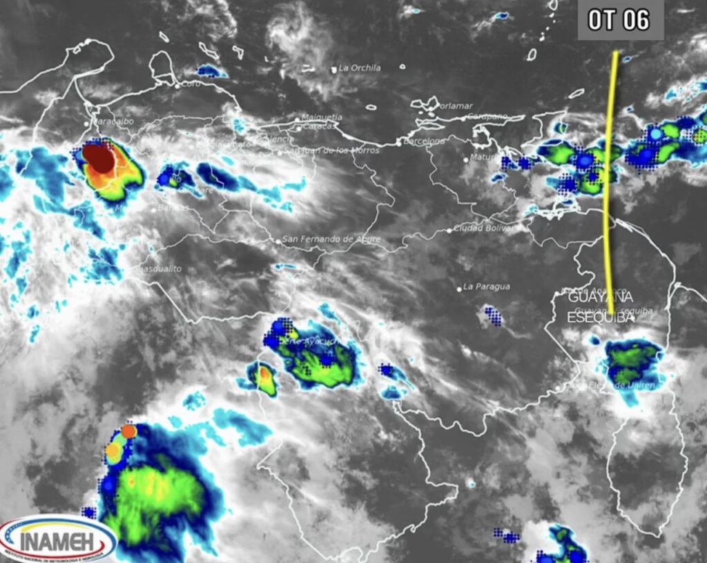 Inameh prevé nubosidad con lluvias de intensidad variable en gran parte del país este #18Jun
