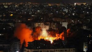 Israel realizó un potente bombaredeo en Beirut y alimentó la tensión en Medio Oriente