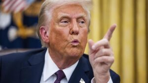 El presidente de Estados Unidos, Donald Trump.