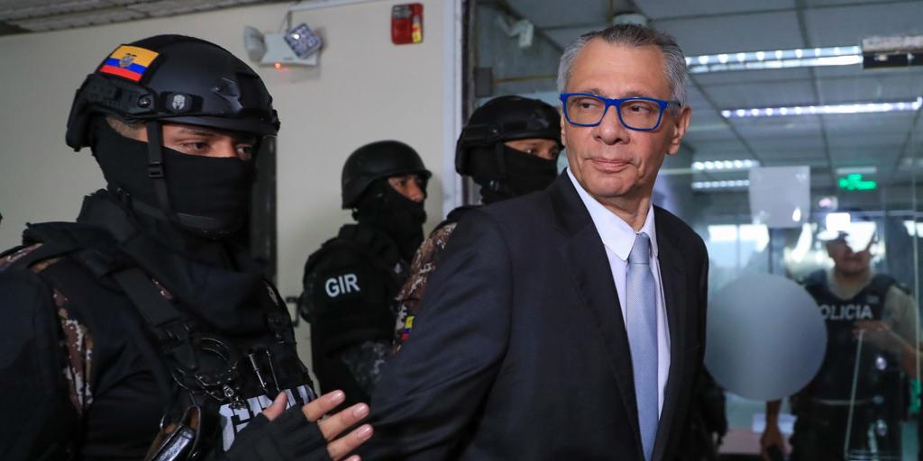 La Fiscalía ecuatoriana acusa a Jorge Glas de causar un perjuicio a la nación de 190 millones de euros