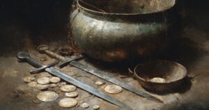 La arqueología logra demostrar que parte del tesoro escandinavo de Hassle se fabricó con materiales procedentes del Mediterráneo