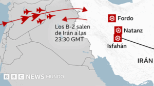 Los mapas y gráficos que muestran cómo fue "Martillo de Medianoche", la operación militar de EE.UU. contra Irán