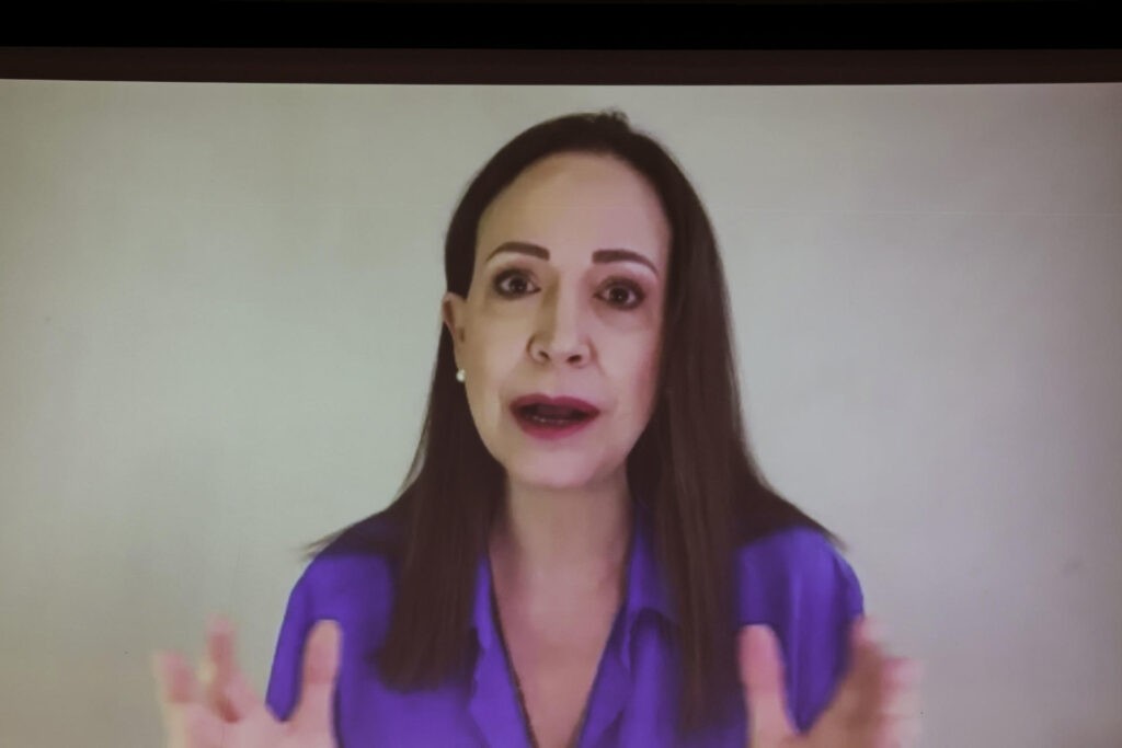 Machado asegura que en Venezuela se labra "el futuro de la democracia del hemisferio"