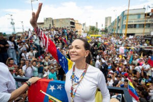 María Corina Machado revivió las movilizaciones multitudinarias durante 2024
