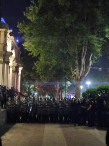 Mujeres manifestantes son víctimas de especial violencia en protestas en Georgia : IPS Agencia de Noticias