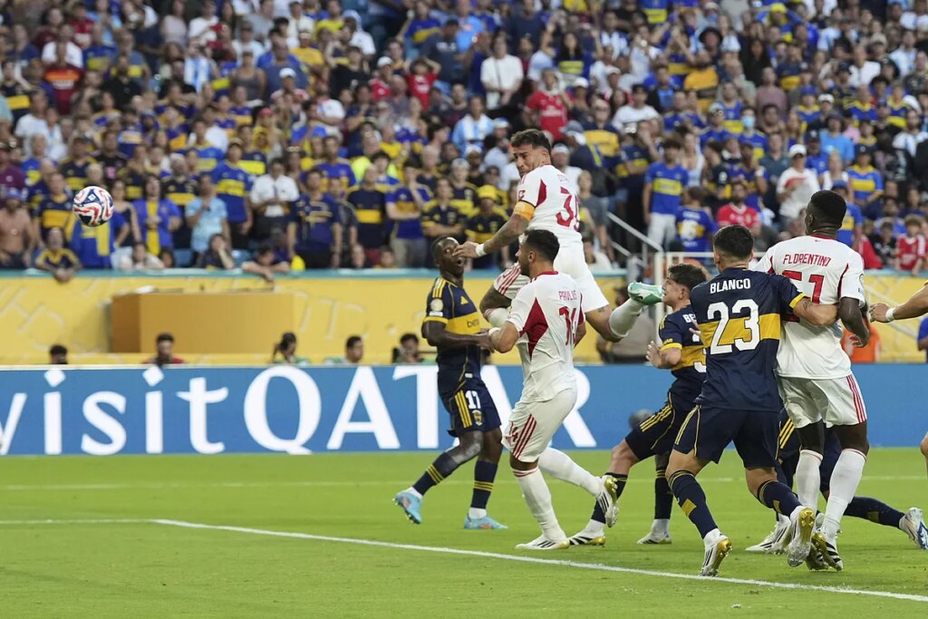 Otamendi silencia La Bombonera de Miami en un duelo de trincheras entre Boca y Benfica