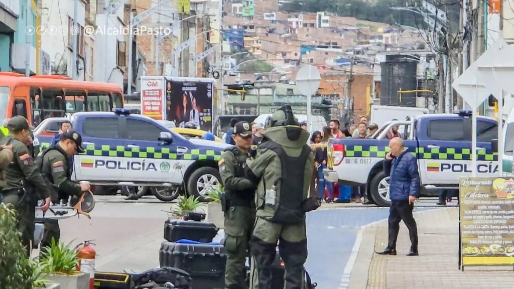 Otra motobomba estuvo a punto de ser activada en pleno centro de Pasto; estudiarían medidas de seguridad