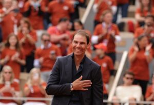 Rafa Nadal durante su homenaje en Roland Garros: «Aquí he sufrido, disfrutado, ganado, perdido»
