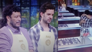 René Higuita y Raúl Ocampo se emocionaron hasta las lágrimas en ‘MasterChef Celebrity 2025’ tras ganar el pin de inmunidad