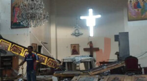 Reportan un atentado suicida con bomba en una iglesia en Siria