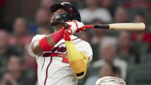 Ronald Acuña Jr. fue nombrado Jugador de la Semana de la Liga Nacional